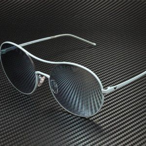 Emporio Armani Women's Matte Blue White Sunglasses
